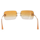 CHANEL Sunglasses metal Gold CC Auth BA14352M-3