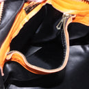 BOTTEGA VENETA INTRECCIATO Shoulder Bag Leather Orange Gold Auth BA14353-20