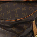 LOUIS VUITTON Monogram Saumur 35 Shoulder Bag M42254 LV Auth BA14354-16