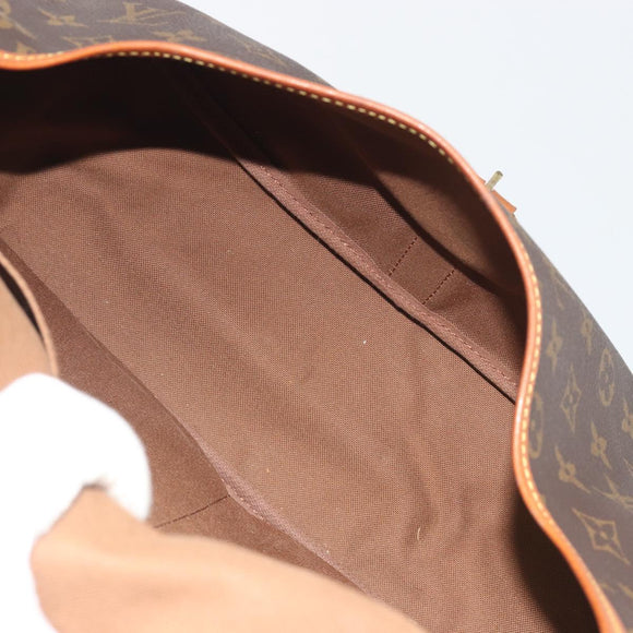 LOUIS VUITTON Monogram Saumur 35 Shoulder Bag M42254 LV Auth BA14354