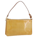 LOUIS VUITTON Monogram Vernis Lexington Pouch Beige M91010 LV Auth BA14356-1