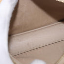 LOUIS VUITTON Monogram Vernis Lexington Pouch Beige M91010 LV Auth BA14356-16