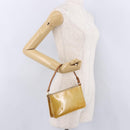 LOUIS VUITTON Monogram Vernis Lexington Pouch Beige M91010 LV Auth BA14356-20