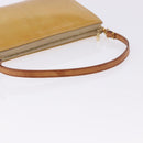 LOUIS VUITTON Monogram Vernis Lexington Pouch Beige M91010 LV Auth BA14356-7