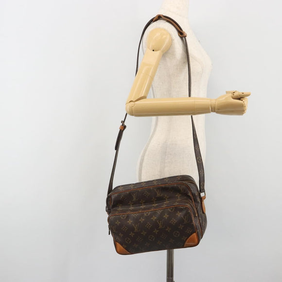 LOUIS VUITTON Monogram Nile Shoulder Bag M45244 LV Auth BA14357