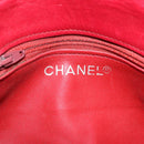CHANEL Matelasse Waist bag Lamb Skin Red Gold CC Auth BA14358-16