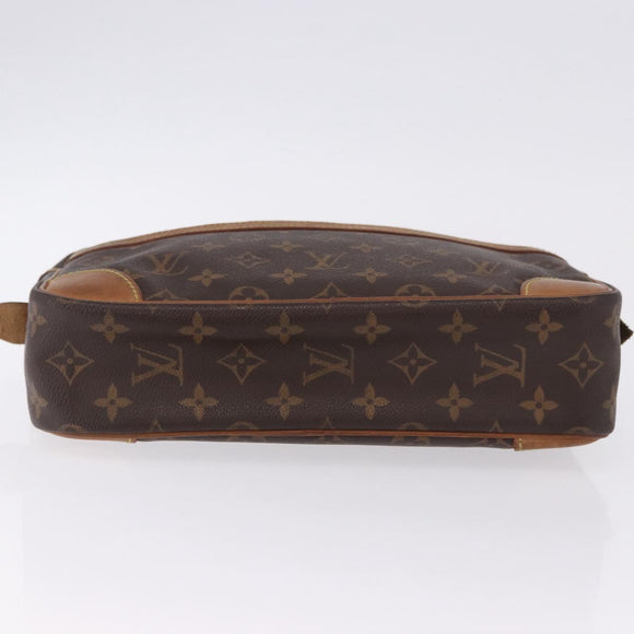 LOUIS VUITTON Monogram Compiegne 28 Clutch Bag M51845 LV Auth BA14359