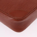 LOUIS VUITTON Epi Danube Shoulder Bag Brown M51694 LV Auth BA14360-15