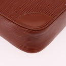 LOUIS VUITTON Epi Danube Shoulder Bag Brown M51694 LV Auth BA14360-17