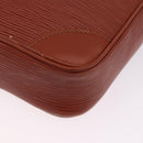 LOUIS VUITTON Epi Danube Shoulder Bag Brown M51694 LV Auth BA14360-18