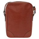 LOUIS VUITTON Epi Danube Shoulder Bag Brown M51694 LV Auth BA14360-2