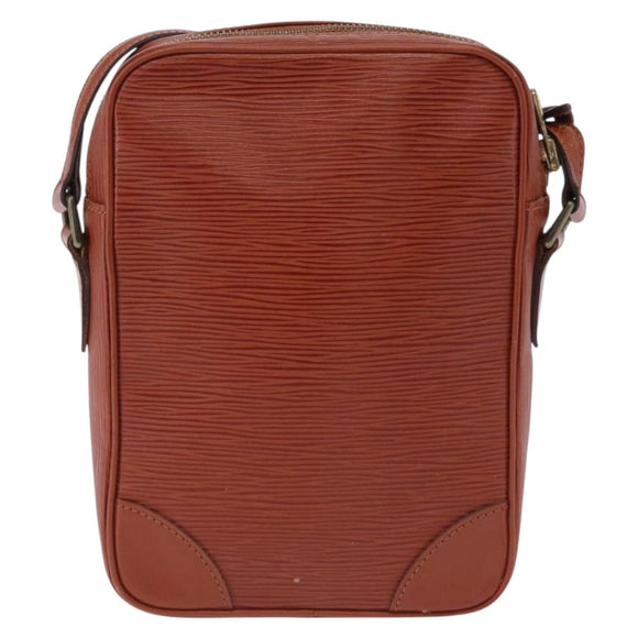 LOUIS VUITTON Epi Danube Shoulder Bag Brown M51694 LV Auth BA14360