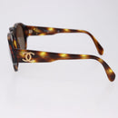 CHANEL Sunglasses plastic Brown CC Auth BA14362M-8