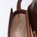 GUCCI Shoulder Bag Leather Brown Gold Auth BA14363A-19