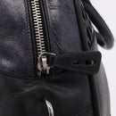 Miu Miu Hand Bag Leather Navy Silver Auth BA14365A-19