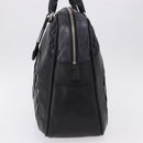 Miu Miu Hand Bag Leather Navy Silver Auth BA14365A-3
