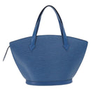 LOUIS VUITTON Epi Saint Jacques Shoulder Bag Blue M52275 LV Auth BA14366A-2