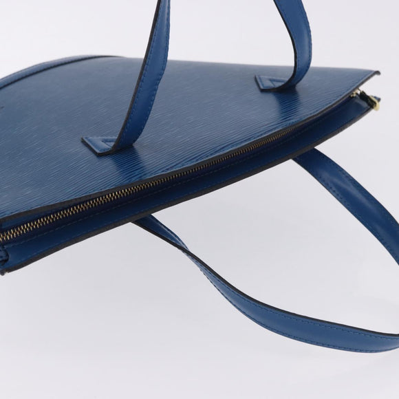 LOUIS VUITTON Epi Saint Jacques Shoulder Bag Blue M52275 LV Auth BA14366A