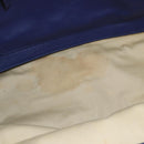VALENTINO Rock Studs Hand Bag Leather 2way Blue Gold Auth BA14368-11