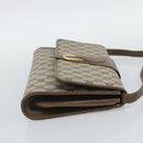 GUCCI GG Supreme Shoulder Bag PVC Beige Gold Auth BA14372-5