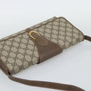GUCCI GG Supreme Shoulder Bag PVC Beige Gold Auth BA14372-6