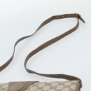 GUCCI GG Supreme Shoulder Bag PVC Beige Gold Auth BA14372-8
