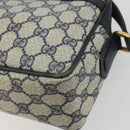 GUCCI GG Supreme Shoulder Bag PVC Navy Gold 001 56 0942 Auth BA14373-16