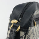GUCCI GG Supreme Shoulder Bag PVC Navy Gold 001 56 0942 Auth BA14373-9