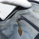 GUCCI GG Supreme Shoulder Bag PVC Navy Gold 001 56 0942 Auth BA14373-22