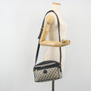 GUCCI GG Supreme Shoulder Bag PVC Navy Gold 001 56 0942 Auth BA14373-24