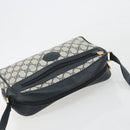 GUCCI GG Supreme Shoulder Bag PVC Navy Gold 001 56 0942 Auth BA14373-6