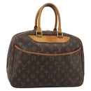 LOUIS VUITTON Monogram Deauville Hand Bag M47270 LV Auth BA14374-1