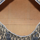 Christian Dior Trotter Canvas Boston Bag Navy Silver Auth BA14375-11