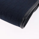 Christian Dior Trotter Canvas Chain Shoulder Bag Navy Gold Auth BA14376-16