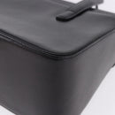GIVENCHY Hand Bag Leather Black Gold Auth BA14377-16
