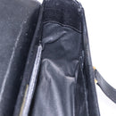 GIVENCHY Hand Bag Leather Black Gold Auth BA14377-19