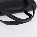 GIVENCHY Hand Bag Leather Black Gold Auth BA14377-7