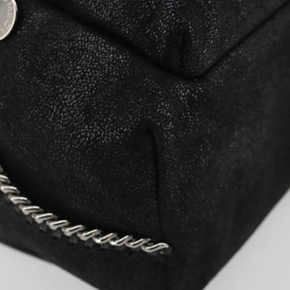 Stella MacCartney Falabella Chain Backpack Polyester Black 410905 Auth BA14378A