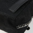 Stella MacCartney Falabella Chain Backpack Polyester Black 410905 Auth BA14378A-18