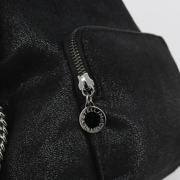 Stella MacCartney Falabella Chain Backpack Polyester Black 410905 Auth BA14378A
