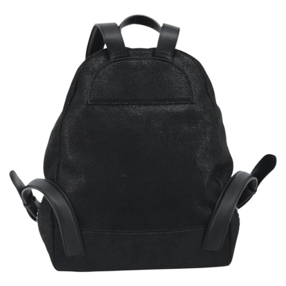 Stella MacCartney Falabella Chain Backpack Polyester Black 410905 Auth BA14378A