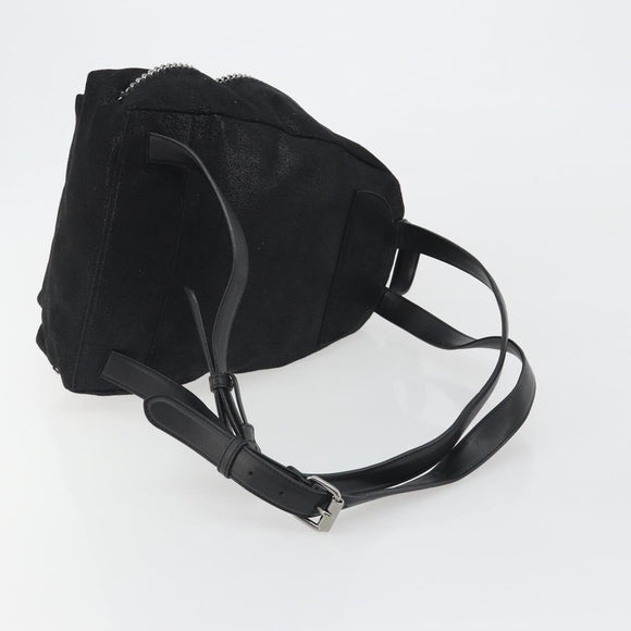Stella MacCartney Falabella Chain Backpack Polyester Black 410905 Auth BA14378A