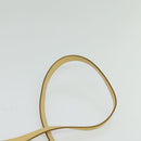 Salvatore Ferragamo Vala Hand Bag Suede Beige Gold Auth BA1438-14