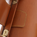 LOUIS VUITTON Epi Serviette Fermoir Bag Zipangu Gold M54358 Auth BA14383-20