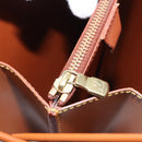 LOUIS VUITTON Epi Serviette Fermoir Bag Zipangu Gold M54358 Auth BA14383-26