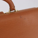 LOUIS VUITTON Epi Serviette Fermoir Bag Zipangu Gold M54358 Auth BA14383-3