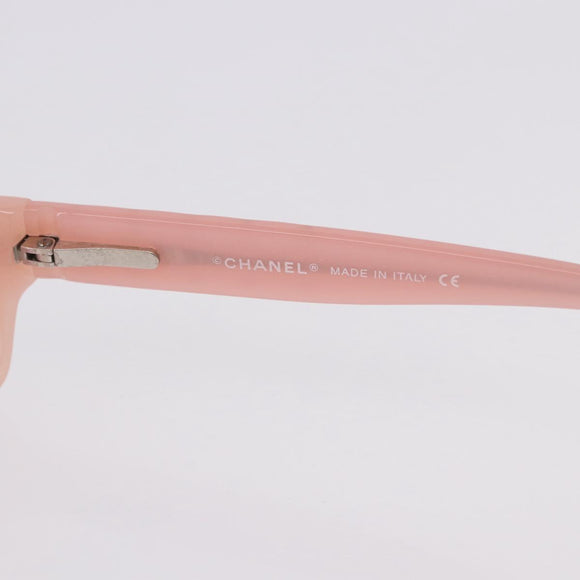 CHANEL Sunglasses plastic Pink CC Auth BA14385M