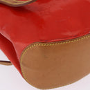 LOUIS VUITTON Monogram Vernis Biscayne Bay GM Bag Rouge M91287 LV Auth BA14386-11
