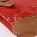 LOUIS VUITTON Monogram Vernis Biscayne Bay GM Bag Rouge M91287 LV Auth BA14386-13