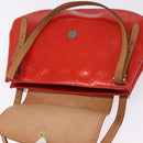 LOUIS VUITTON Monogram Vernis Biscayne Bay GM Bag Rouge M91287 LV Auth BA14386-15